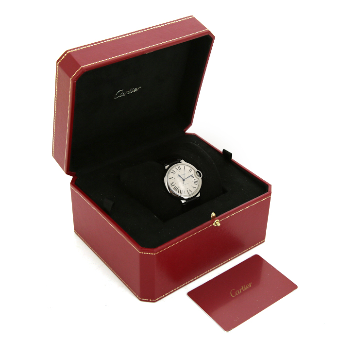 Cartier Ballon Bleu De Cartier watch in stainless steel Ref:  3284 Circa  2018 - Detail D2