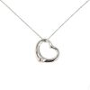 Tiffany & Co Open Heart medium model necklace in platinium and diamonds - 00pp thumbnail
