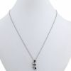 Collar Tiffany & Co en platino,  diamantes y zafiros - 360 thumbnail