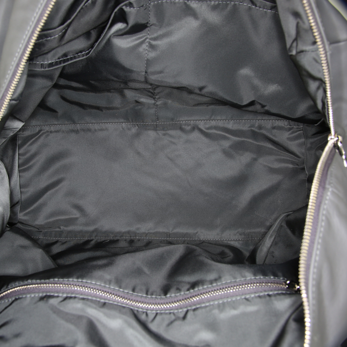 Borsa da viaggio Louis Vuitton Editions Limitées in pelle grigio Graphite - Detail D3