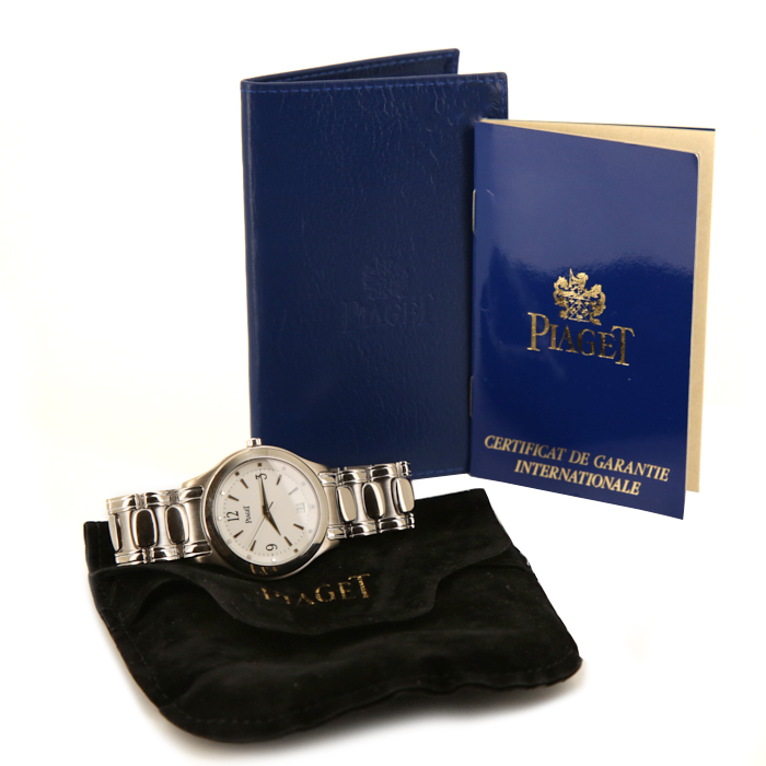 Montre Piaget Citéa en or blanc Vers 1990