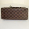 Louis Vuitton Triana handbag in ebene damier canvas and brown - Detail D4 thumbnail