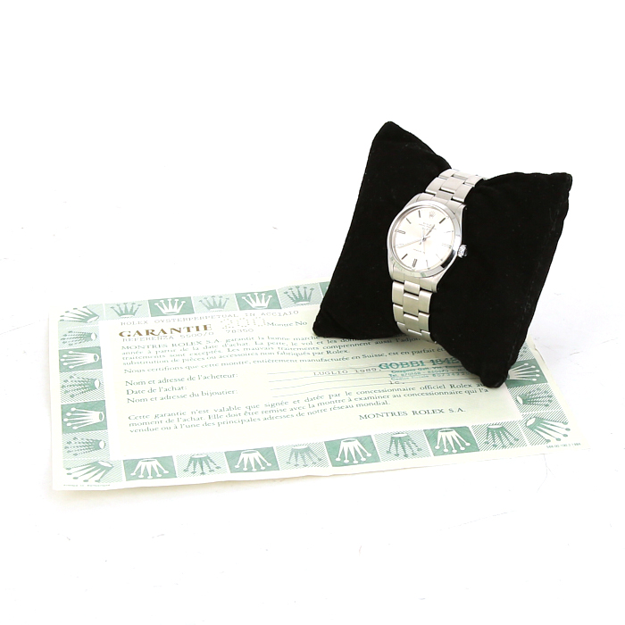 Rolex Air King watch in stainless steel Ref:  5500 Circa  1988 - Detail D2