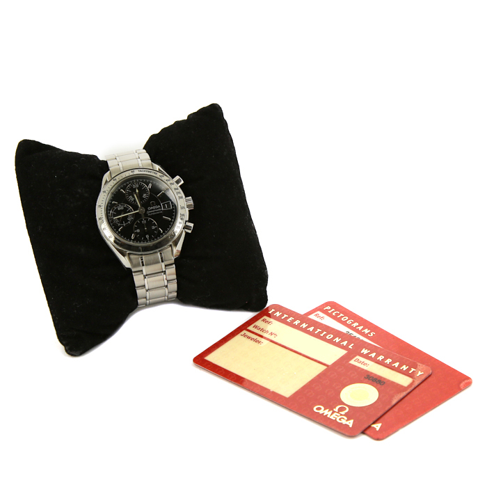Omega Speedmaster Date watch in stainless steel Circa 2000 - Detail D2
