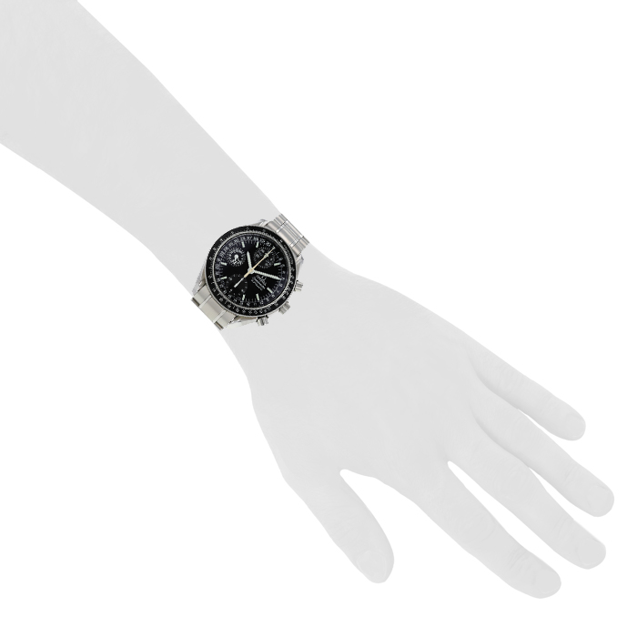 Orologio Omega Speedmaster Day Date in acciaio Ref :  1750084 Circa  2000 - Detail D1