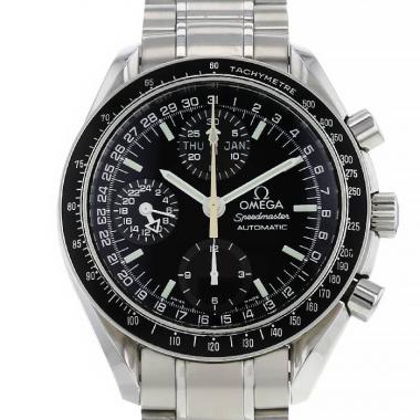 Orologio Omega Speedmaster Day Date in acciaio Ref :  1750084 Circa  2000