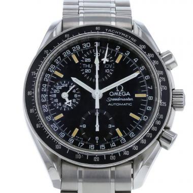 Omega Speedmaster Day Date watch in stainless steel Ref:  1750084 Circa  2000