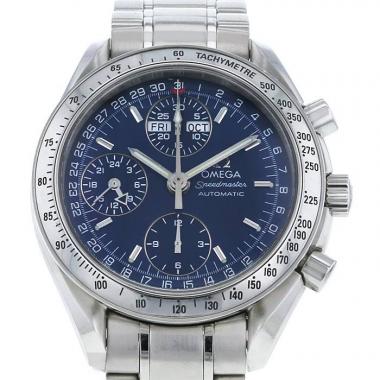 Montre Omega Speedmaster Day Date en acier Ref :  1750084 Vers  2000