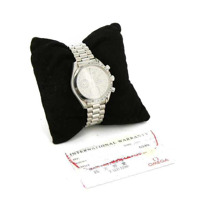 Montre Omega Speedmaster Day Date en acier Ref :  1750044 Vers  2000