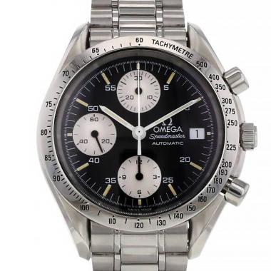 Montre Omega Speedmaster Date en acier Ref :  1750043 Vers  1990
