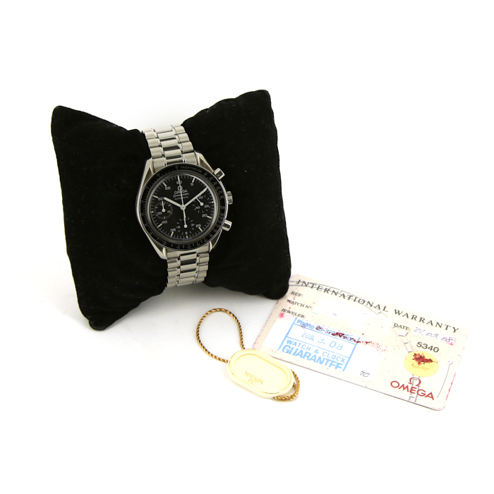 Montre Omega Speedmaster Automatic en acier Ref :  17500321 Vers  2008 - Detail D2