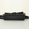 Chanel clutch-belt in black grained leather - Detail D4 thumbnail