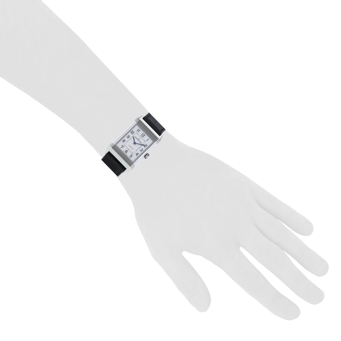 Jaeger-LeCoultre Reverso Grande Automatique watch in stainless steel Ref:  214 8 S5  Circa  2010 - Detail D1