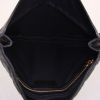 Bolsito de mano Dior Cannage en cuero acolchado negro - Detail D2 thumbnail