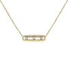 Messika Move necklace in yellow gold and diamonds - 00pp thumbnail