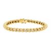 Half-articulated Cartier bracelet in yellow gold and diamonds - 00pp thumbnail