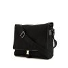 Prada shoulder bag in black canvas and black leather - 00pp thumbnail