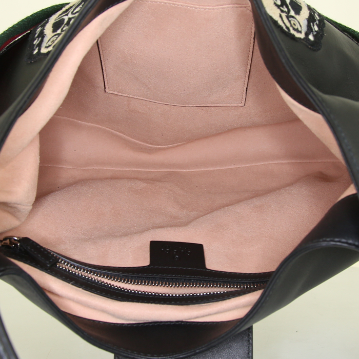 Sac à main Gucci  Dionysus en cuir noir - Detail D3