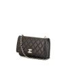 Borsa a tracolla Chanel Trendy CC Wallet on Chain in pelle trapuntata nera - 00pp thumbnail