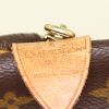 Louis Vuitton Keepall 50 cm travel bag in brown monogram canvas and natural leather - Detail D3 thumbnail