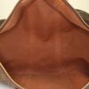 Louis Vuitton Keepall 45 travel bag in brown monogram canvas and natural leather - Detail D2 thumbnail