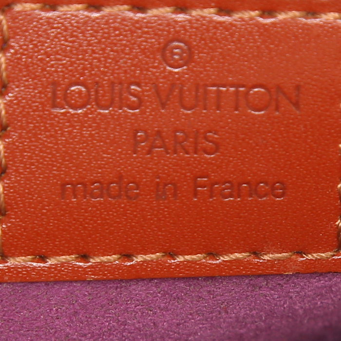 Louis Vuitton Jasmin handbag in cognac epi leather - Detail D3