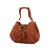 Tod's bag worn on the shoulder or carried in the hand in brown grained leather - 00pp thumbnail