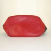 Louis Vuitton petit Noé large model handbag in black and red bicolor epi leather - Detail D4 thumbnail