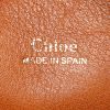 Borsa a tracolla Chloé Hayley mini in camoscio marrone e pelle marrone - Detail D3 thumbnail