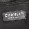 Chanel Shopping GST bag worn on the shoulder or carried in the hand in black quilted grained leather - Detail D3 thumbnail