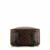Valise souple Louis Vuitton Pegase en toile monogram marine et cuir naturel - Detail D4 thumbnail