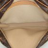 Bolso zurrón Louis Vuitton Reporter modelo pequeño en lona Monogram marrón y cuero natural - Detail D3 thumbnail