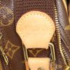 Bolso zurrón Louis Vuitton Reporter modelo grande en lona Monogram marrón y cuero natural - Detail D4 thumbnail