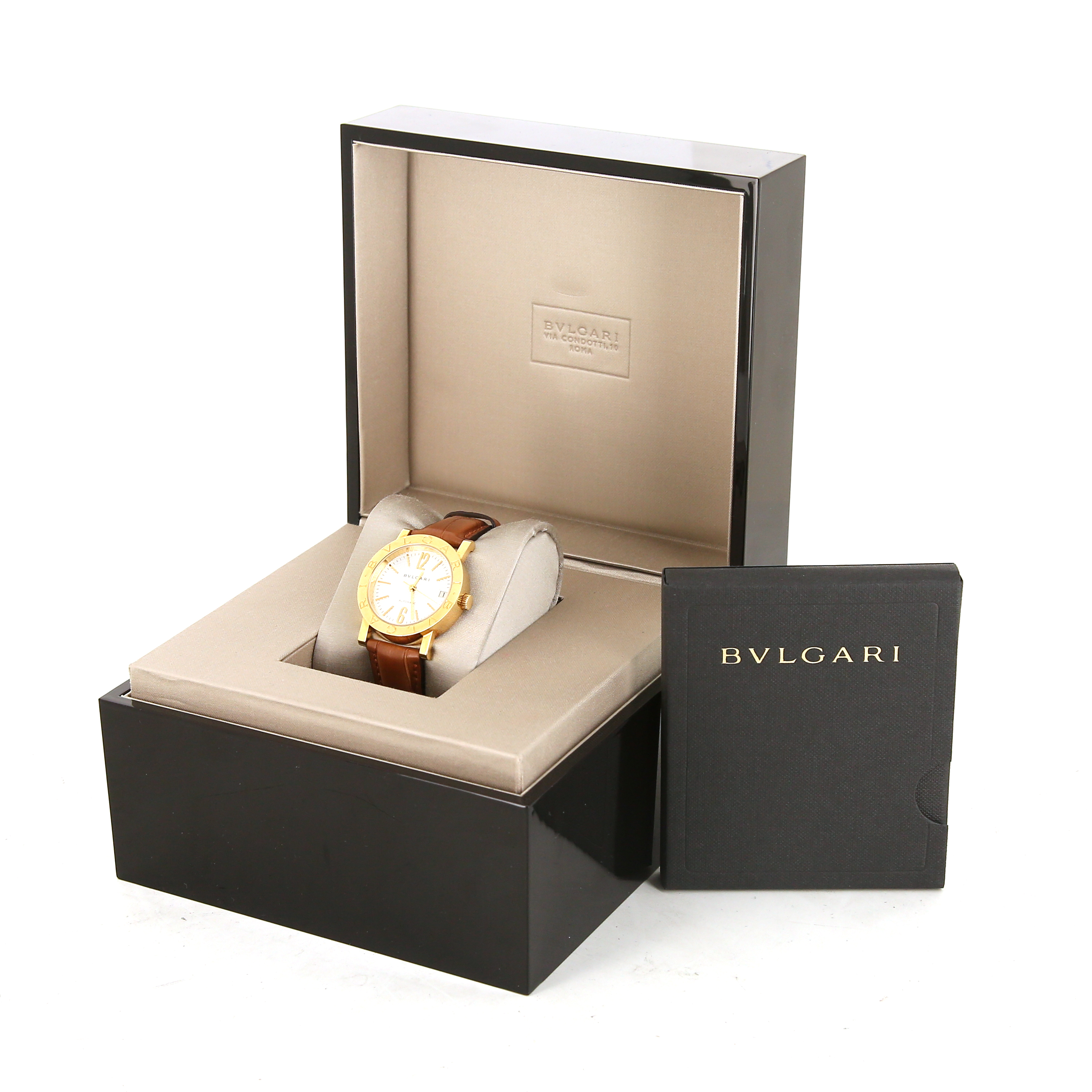 Montre Bulgari Bulgari Bulgari en or jaune Ref :  BB33GL Vers  2014 - Detail D2
