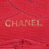 Chanel Timeless handbag in navy blue quilted jersey - Detail D4 thumbnail