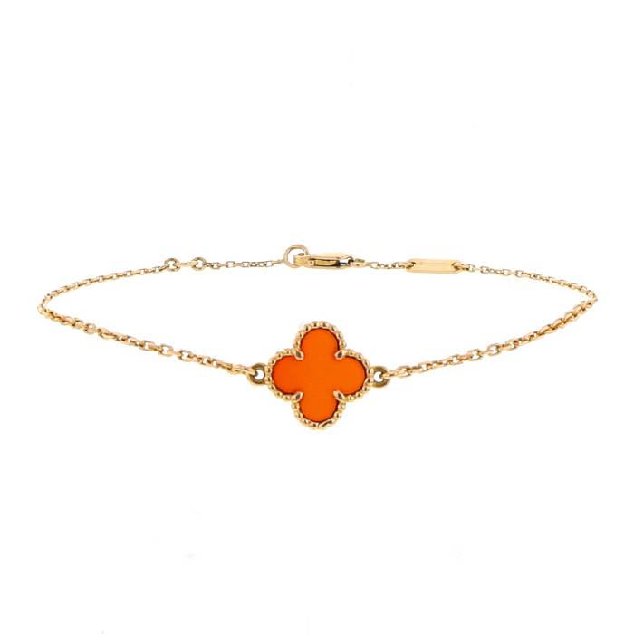 Van Cleef & Arpels Sweet Alhambra Rose Gold Necklace, Van Cleef & Arpels