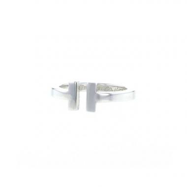 Bague Tiffany 
Co Square T en argent Bague Tiffany 
Co Square T en argent