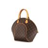 Bolso de mano Louis Vuitton Ellipse modelo grande en lona Monogram marrón y cuero natural - 00pp thumbnail