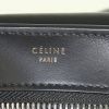 Bolso de mano Celine Trapeze modelo mediano en piel de potro marrón y cuero negro - Detail D4 thumbnail