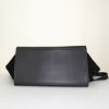 Celine Trapeze medium model handbag in brown foal and black leather - Detail D5 thumbnail
