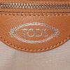 Tod's handbag in brown leather - Detail D3 thumbnail