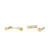 Hermès pair of cufflinks in yellow gold and white gold - 00pp thumbnail