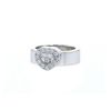 Anello Chopard Happy Diamonds Icon in oro bianco e diamante - 00pp thumbnail