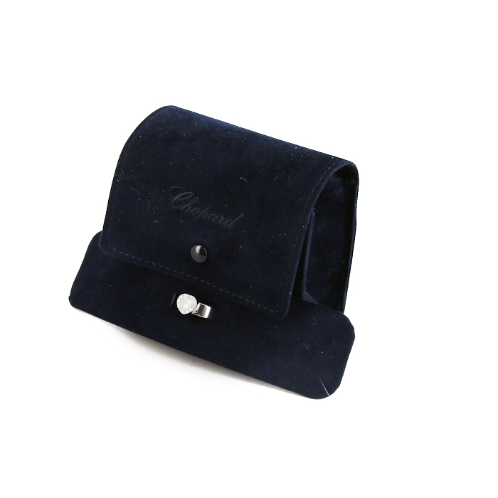 Sortija Chopard Happy Diamonds Icon en oro blanco y diamante - Detail D2