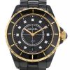 Chanel J12 watch in black ceramic and yellow gold Circa  2011 - 00pp thumbnail