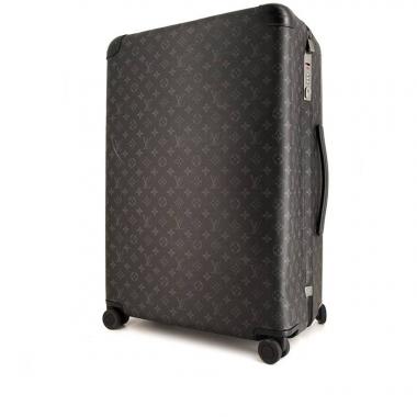 Valigia Louis Vuitton Horizon 70 in tela monogram grigia e pelle nera