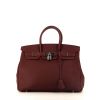Hermes Birkin 35 cm handbag in burgundy togo leather - 360 thumbnail
