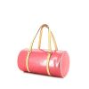 Bolso de mano Louis Vuitton Papillon en charol Monogram rosa y cuero natural - 00pp thumbnail