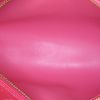 Borsa Louis Vuitton Papillon in pelle verniciata monogram rosa e pelle naturale - Detail D2 thumbnail