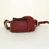 Chloé Hudson bag in brown and burgundy leather - Detail D4 thumbnail